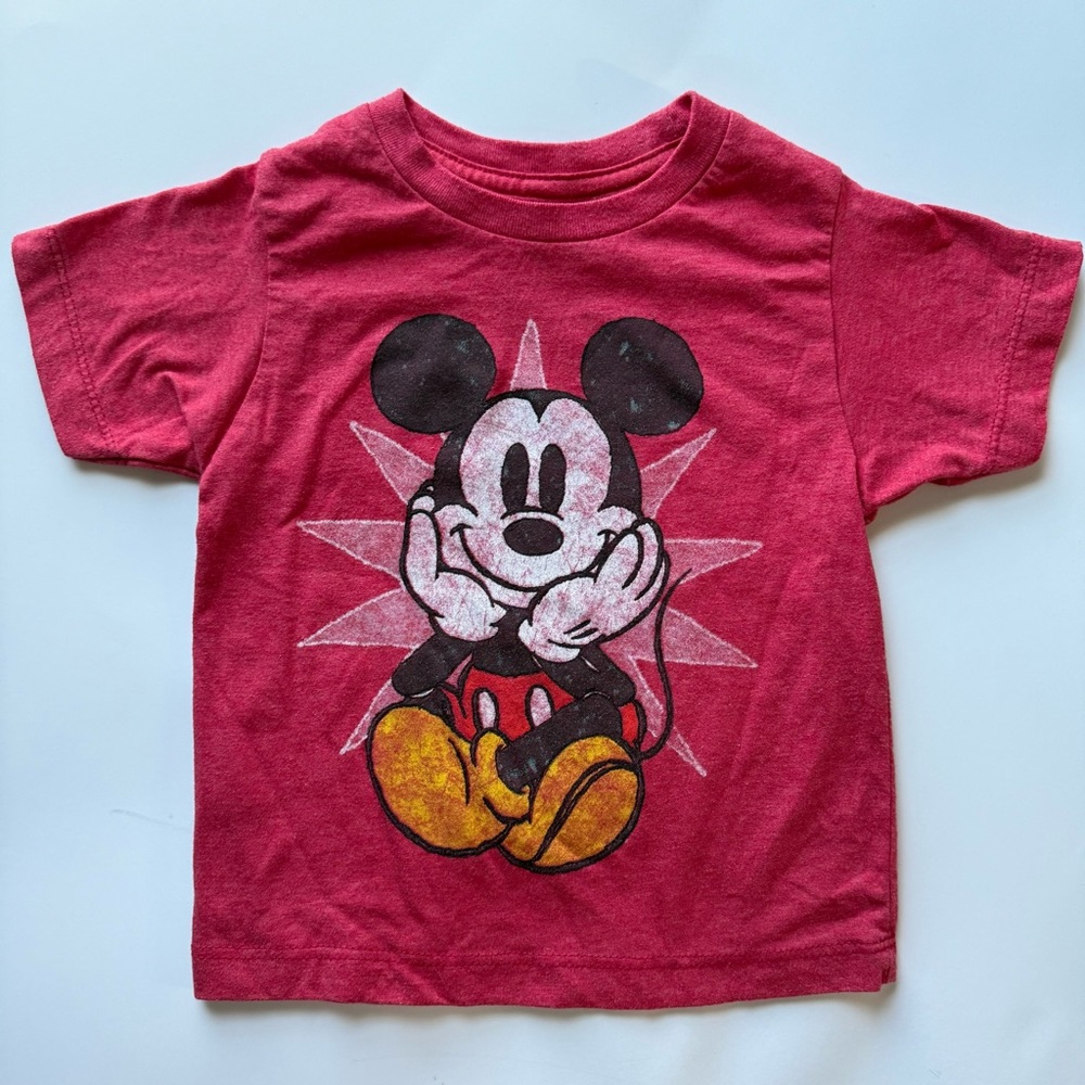 Disney mickey mouse red Tee 18 months